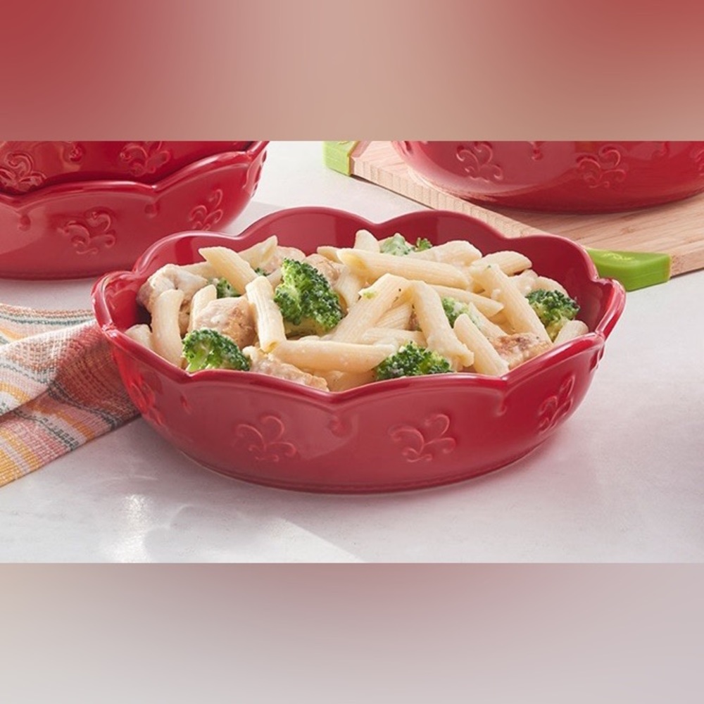 Ruby Pasta Bowls Set of 4